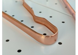 Плечики алюмінієві для пальто 41,5х1,2см (срібні)